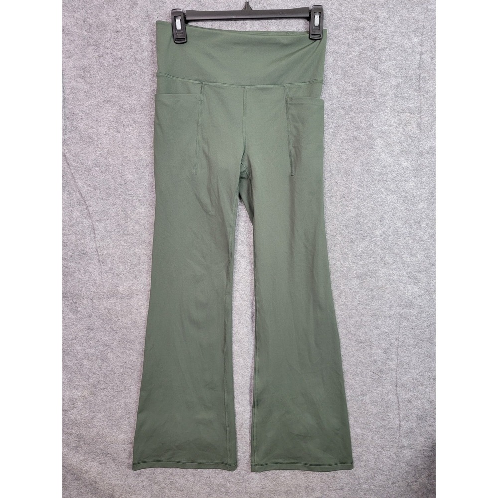 GapFit Women's Active Flare Legging Ivy Green Wicking Stretch Size S Gap $59